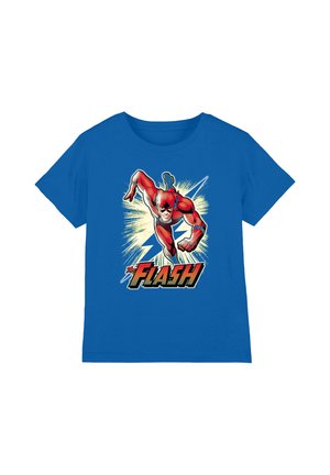 Cotton Soul, JLA FLASH YELLOW UNISEX - Print T-shirt - royal blue