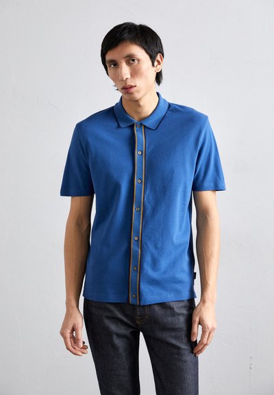 PS Paul Smith BUTTON FRONT - Chemise - blue