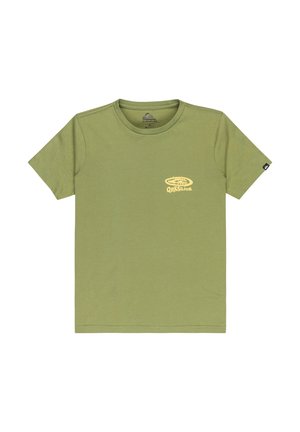 SNAKY WAYS YOUTH - T-shirt med print - loden green