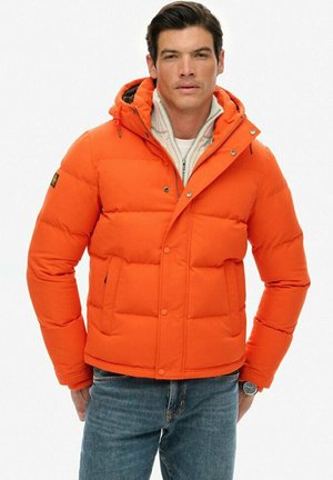 Superdry & Co EVEREST HOODED PUFFER - Chaqueta de invierno - bold orange