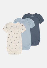 name it Nbmbody 3p Ls Baby Elephant Noos - Pitkähihaiset bodyt