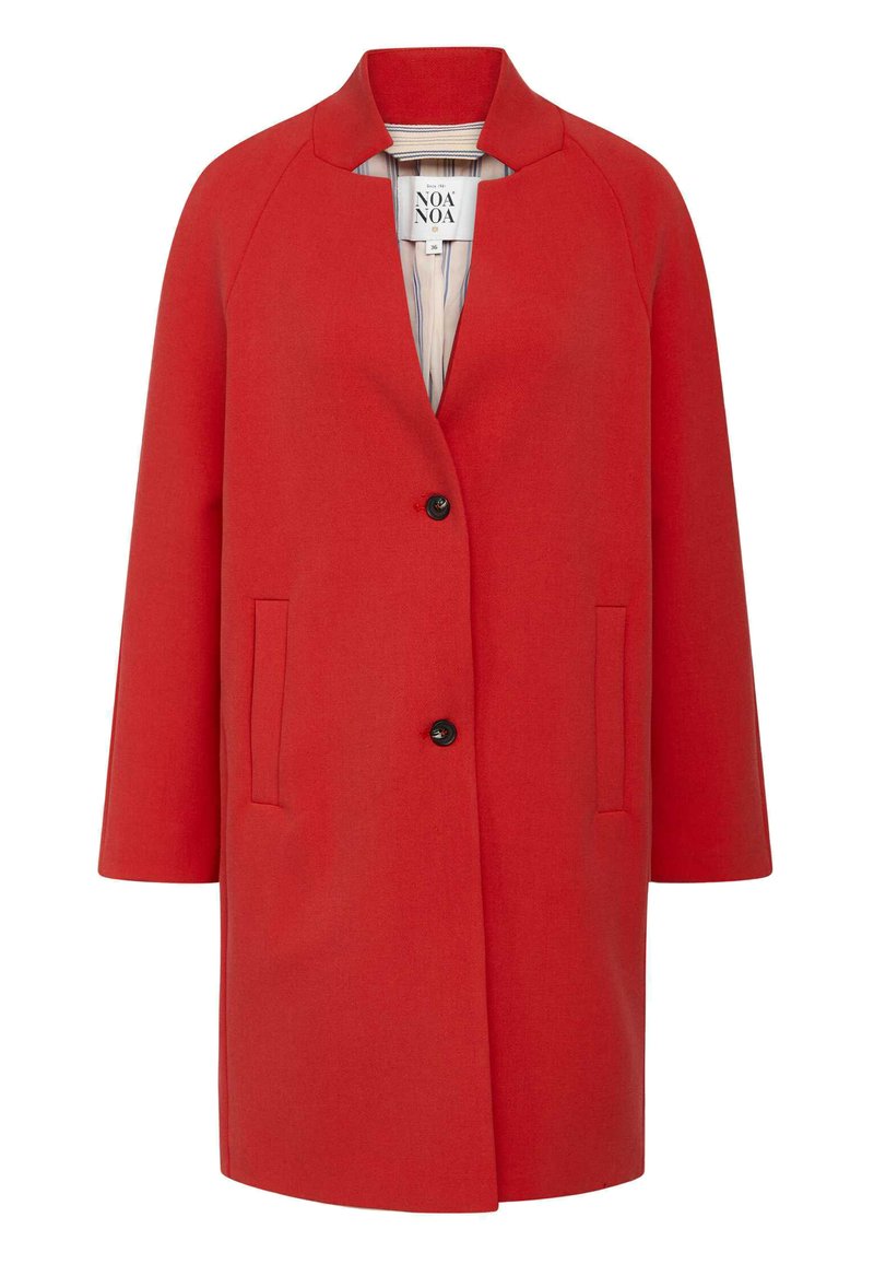 Noa Noa EMMA - Klassisk kappa / rock - pompeian red/röd - Zalando.se