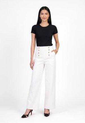 Anna Field, Pernera ancha - white denim