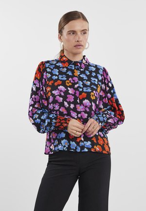 YAS YASALIRA - Button-down blouse - black