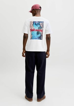 Jack & Jones, T-SHIRT T-SHIRT - Nyomott mintás póló - bright white
