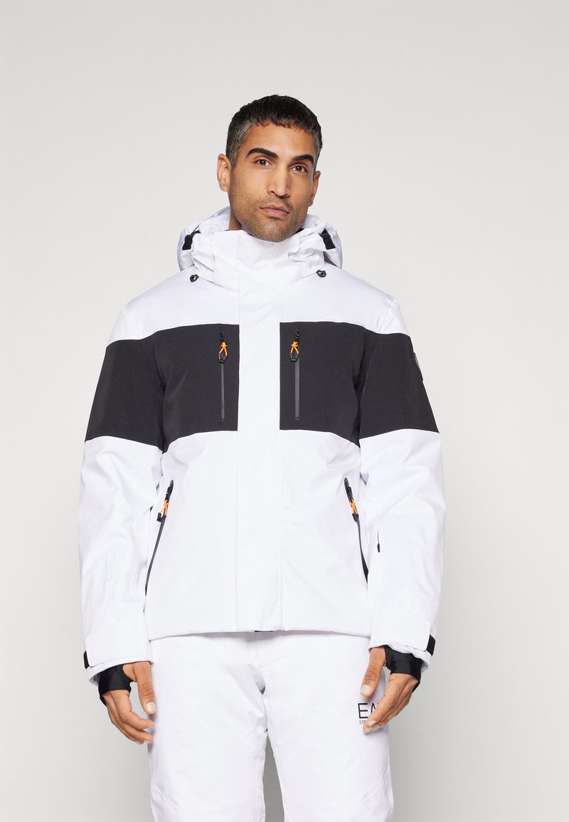 EA7 Emporio Armani KITZBUHEL COLORBLOCK JACKET - Veste de ski - white
