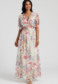South Beach - METALLIC BUTTON MAXI - Day dress - white Thumbnail Image 1