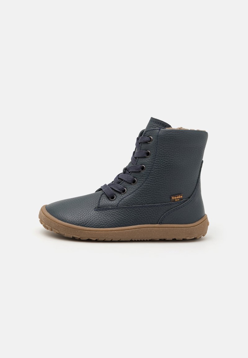 Froddo BAREFOOT TEX LACES UNISEX - Gležnjače s vezicama - dark blue