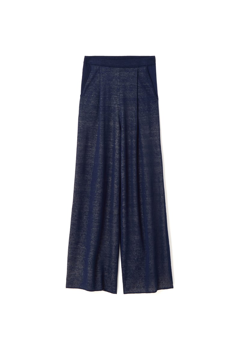 Stefanel Broek blauw Stefanel Broek blauw