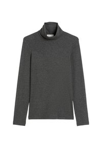 TURTLE NECK - Long sleeved top - rocky grey melange