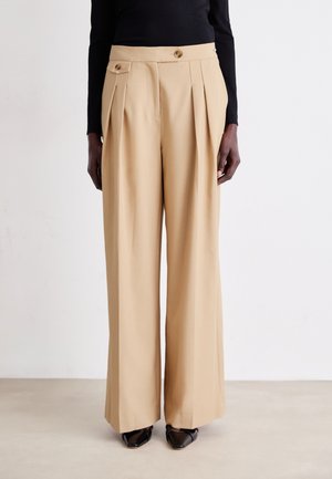 FRANCIS WIDE LEG  - Broek - dark camel