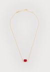 BOX STONE PENDANT - Nyaklánc - gold-coloured/siam