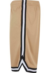 Urban Classics STRIPES  - Jogginghose - unionbeige black white