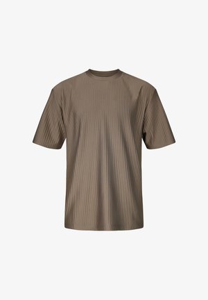 SIKSILK, PLISSE - T-shirt basique - brown