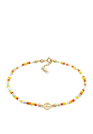 PEACE SYMBOL - Ankelkæder - gold-coloured