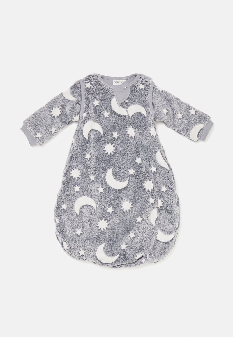 Jacky Baby KUSCHEL-SCHLAFSACK UNISEX - Dětský spací pytel - grau-mélange
