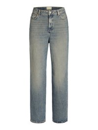 JXERIN BAGGY FIT  - Wide leg - medium blue denim