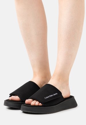 ONE STRAP - Pantofle - black