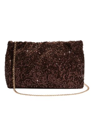 SCRUNCH - Pochette - chocolate brown sequin