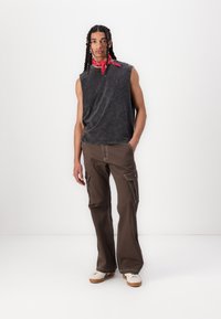Weekday BOXY WASHED TANK - Topper - washed black