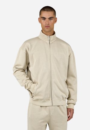 Sweatjakke - vintage beige