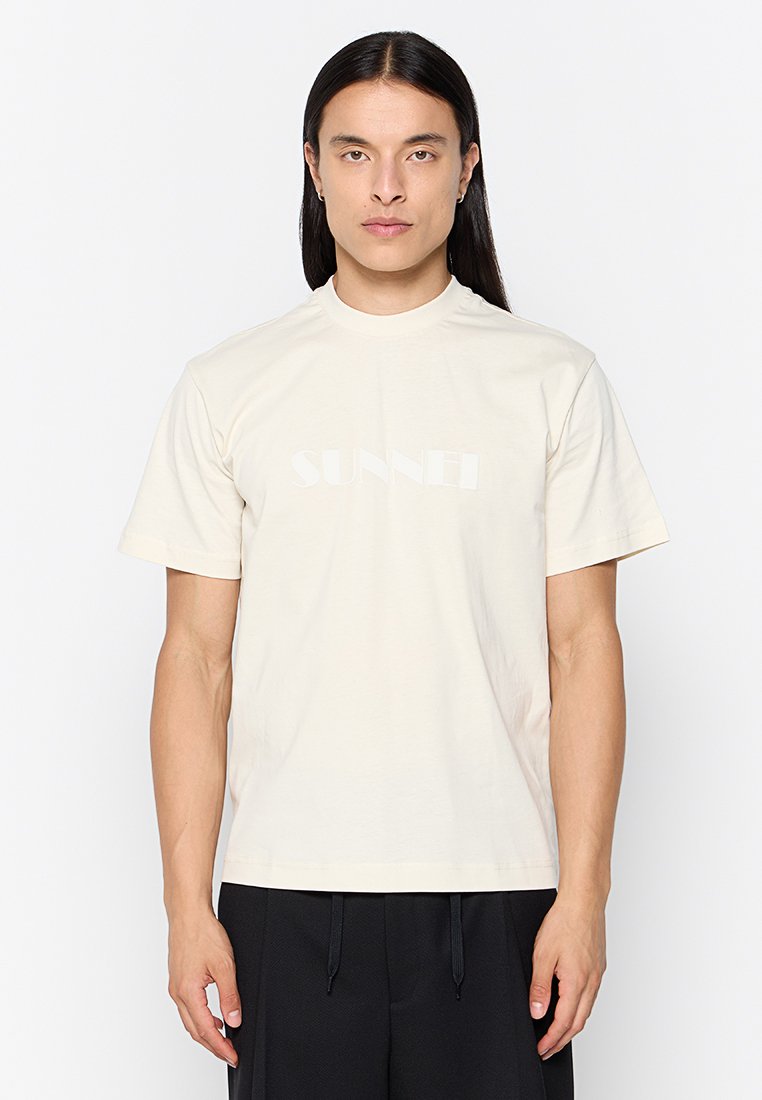Sunnei T-shirt print beige