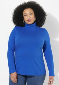 Ulla Popken ROLLKRAGEN - Langarmshirt - royal blue