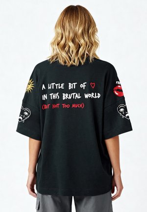TATTOO UNISEX TEE  - Print T-shirt - black