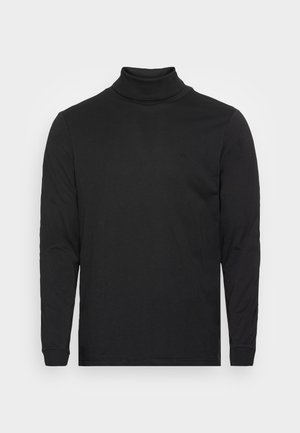 SMOOTH ROLL NECK - Maglietta a manica lunga - black