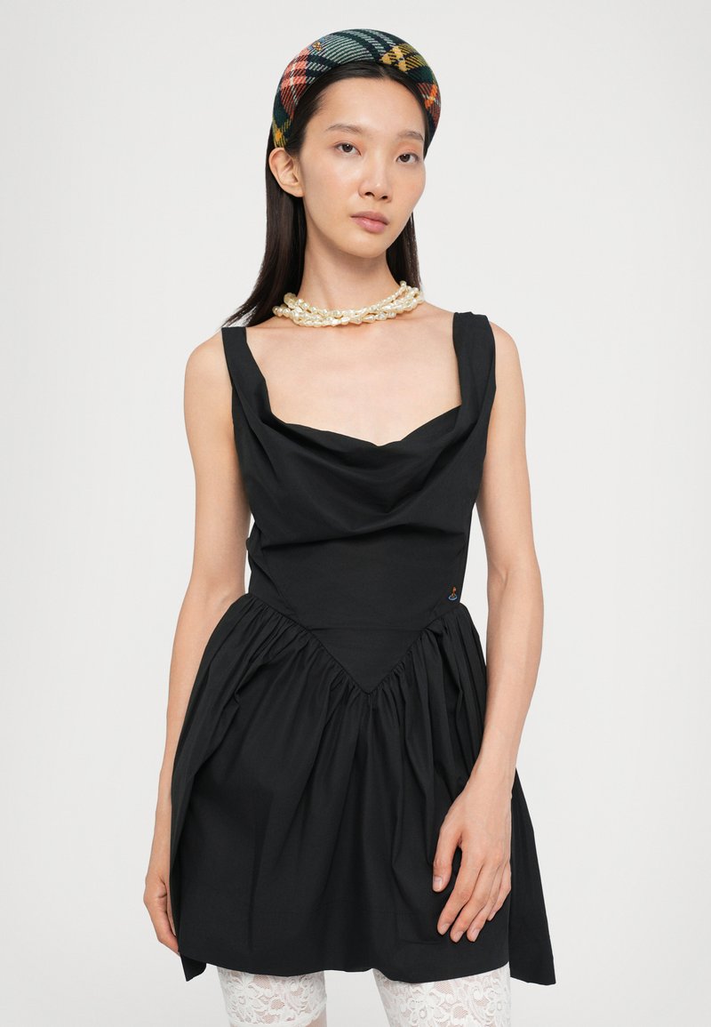 see through lace mini dress Black Lace Backless Mini Dress