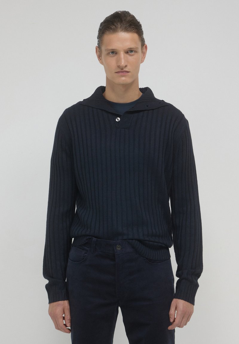 Calliope CON BOTTONI  - Maglione - blu