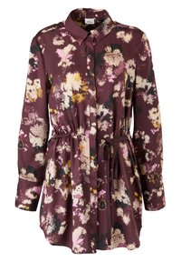 s.Oliver BLACK LABEL LONG À IMPRIMÉ ALL OVER - Overhemdblouse - bordeaux