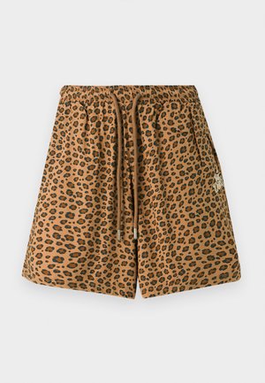 Von Dutch, ALL OVER WITH METAL BADGE - Pantaloni scurți - brown