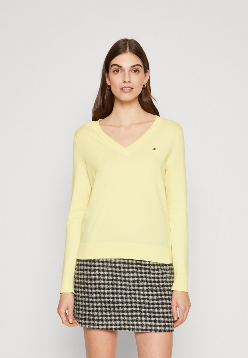 Tommy Hilfiger Pulover - yellow tulip