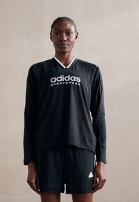 adidas Sportswear TIRO CUT STRIPES LONG SLEEVE - Top s dlhým rukávom - black