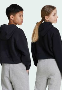 adidas Originals ADICOLOR CROP KIDS - Hoodie - black