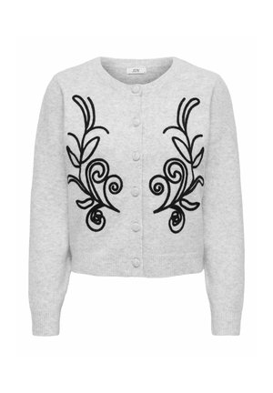 JDYJELLA - Cardigan - light grey melange