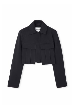 Ipekyol WIDE POCKET CROP - Lehká bunda - black