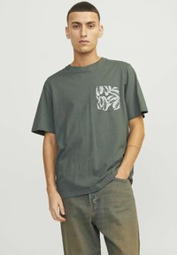 Jack & Jones - Print T-shirt - laurel wreath Thumbnail Image 1