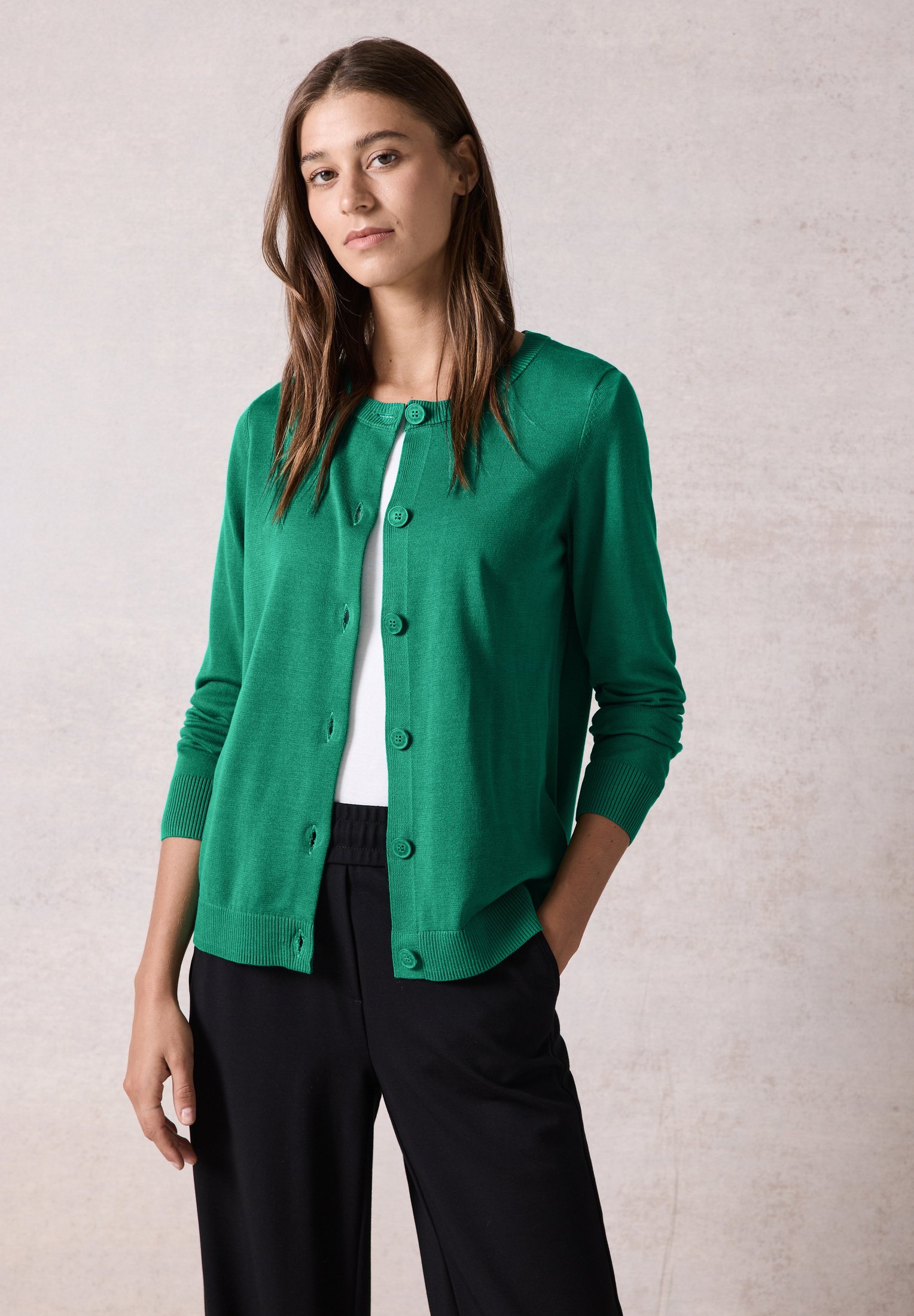 Cecil Maglione Cardigan Donna A Righe Con Tasche - Comodo E Versatile, Taglio Casual