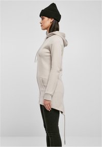 Urban Classics Majica s kapuljačom i patentnim zatvaračem - warmgrey