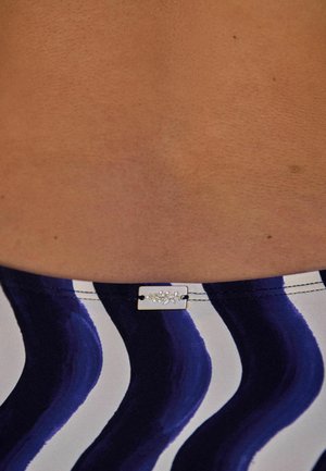 Laura Ashley, REGULAR FIT - WAVE PRINT HIGH LEG BIKINI BOTTOM . - Bikini-Hose - monochrome