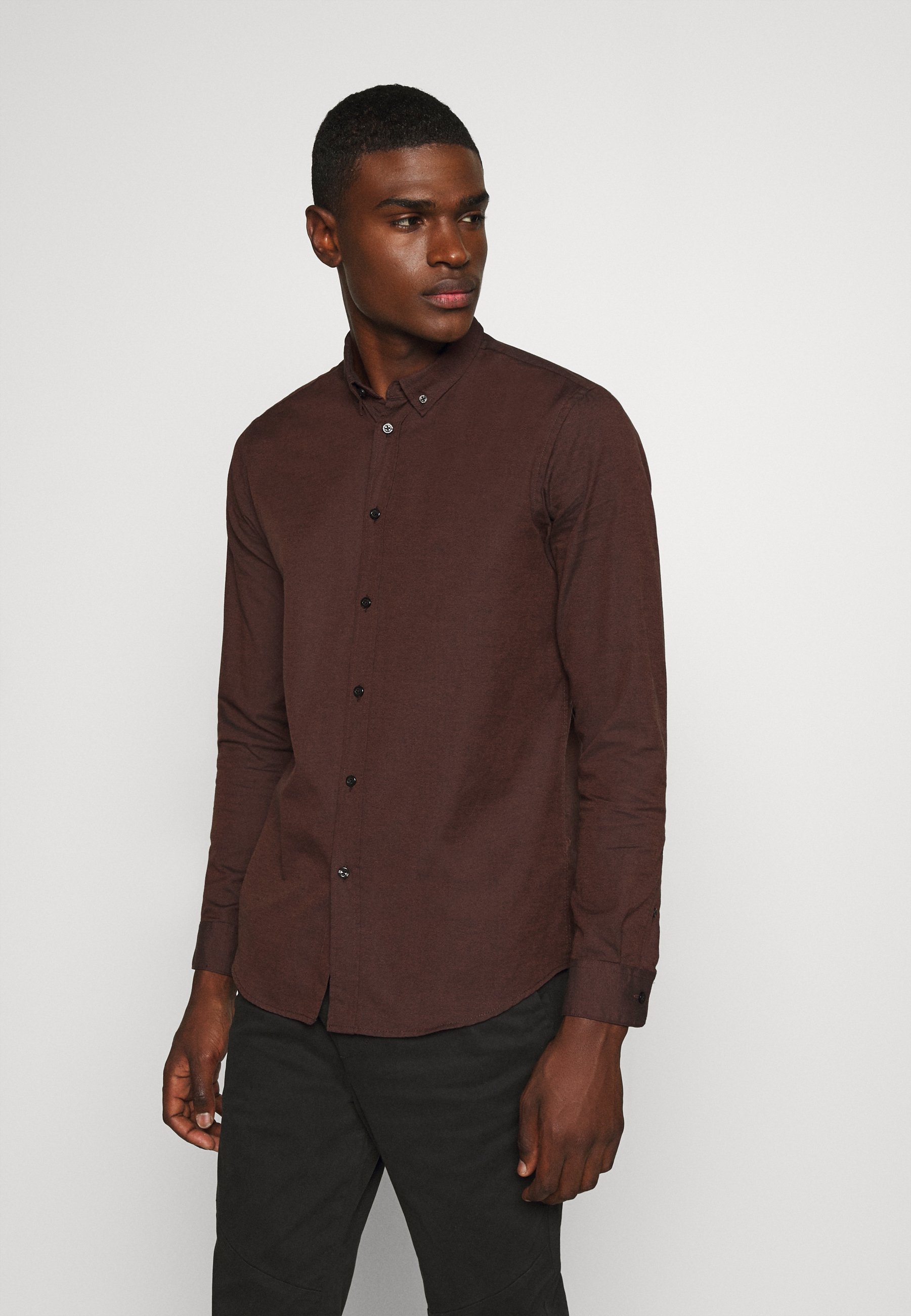 Samsøe Samsøe LIAM Skjorte brown melange Zalando.no Bruun & Stengade OSAKA Skjorte bordeaux Zalando.no