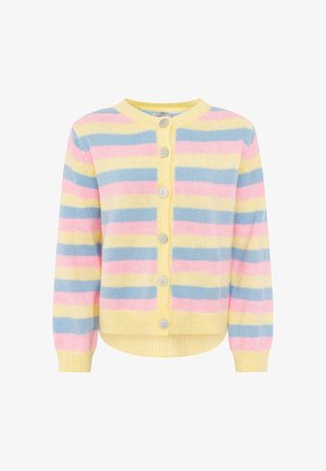 Zwillingsherz, Strickjacke - gelb