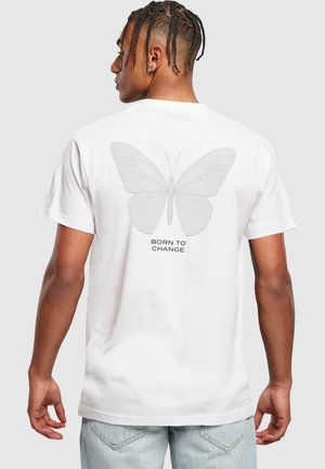 BORN TO CHANGE TEE - T-Shirt print - white