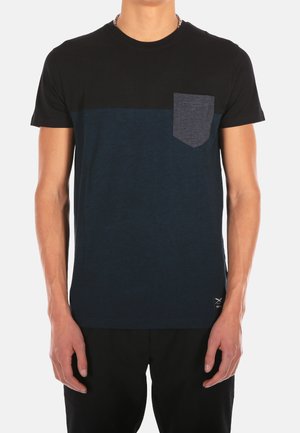 BLOCK POCKET  - Print T-shirt - deep lake