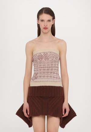 TUBE - Top - blush/cream