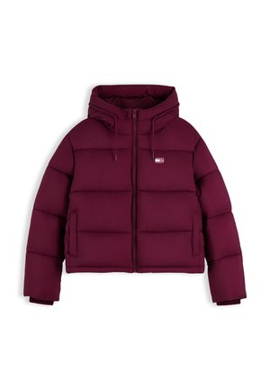 Tommy Jeans, HOODED - Vinterjakker - calypso berry