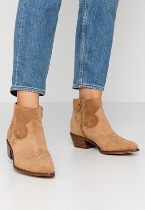 Cowboy- / bikerstøvlette - brown