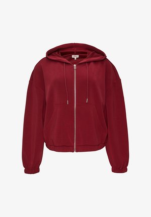 s.Oliver Sweatjacke - rubinrot